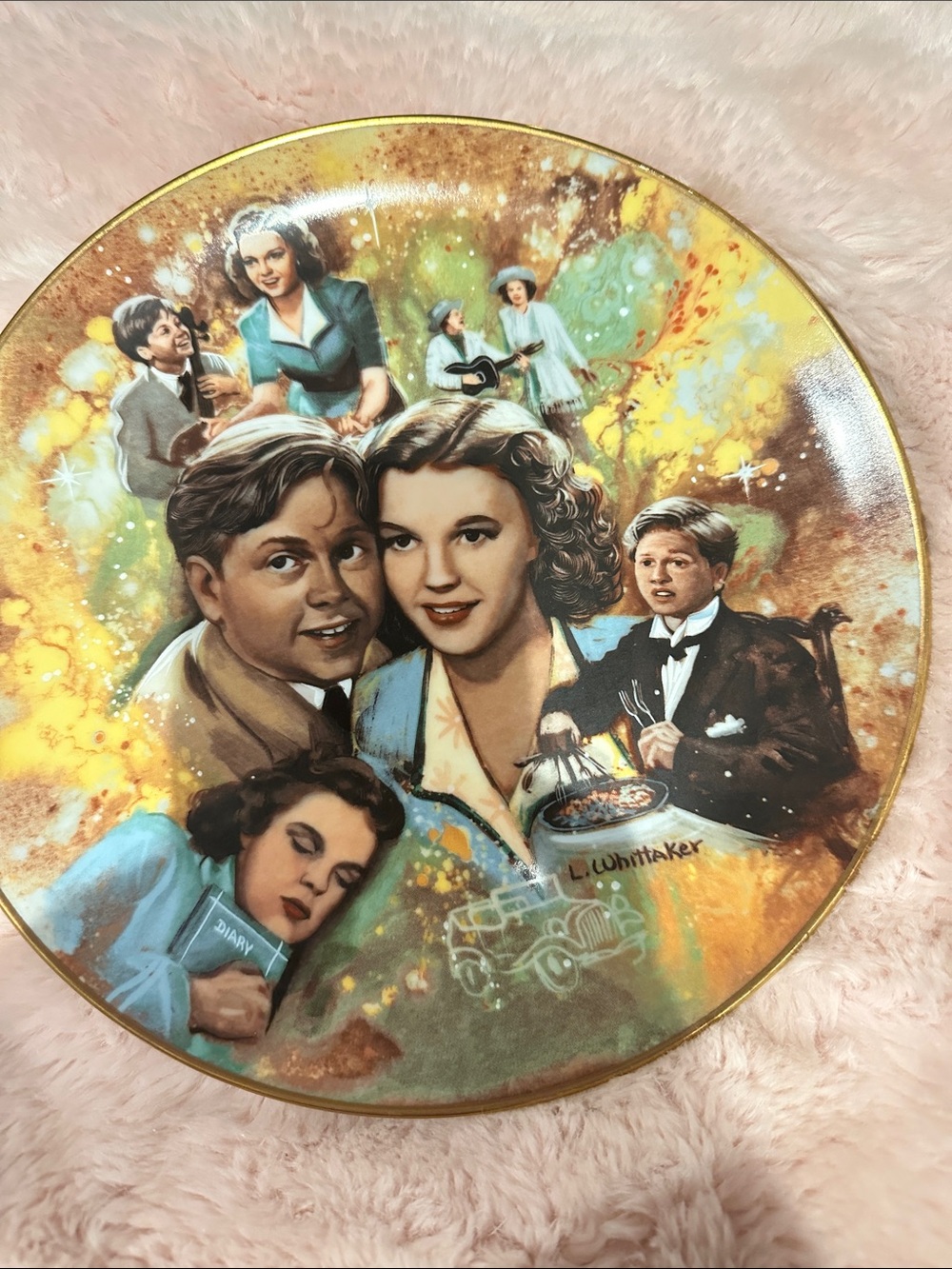 The age of cinema Judy and micky plate